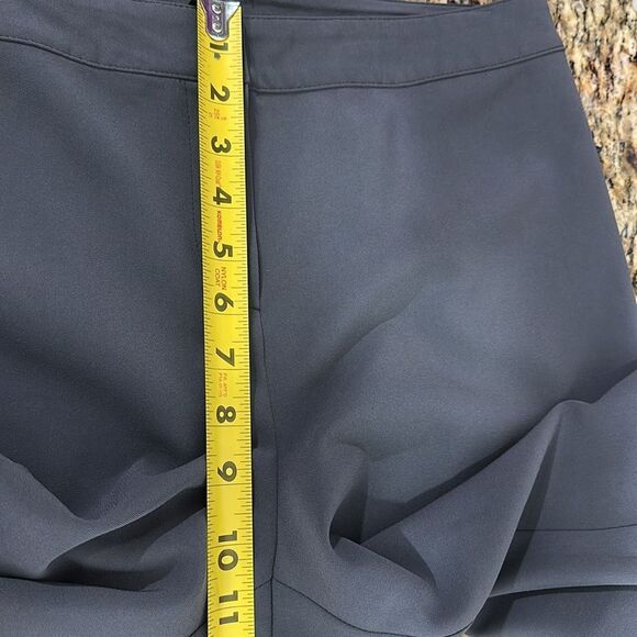 St. John Classic High Rise Straight Leg Trousers Pants In Dark Gray Size 4 - Picture 8 of 8